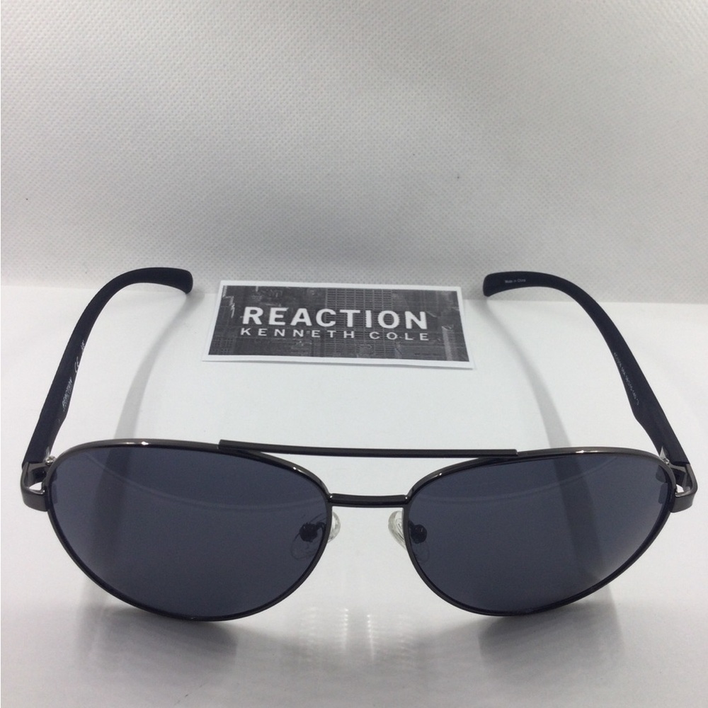 Reaction Kenneth Cole Black and Silver Sunglasses